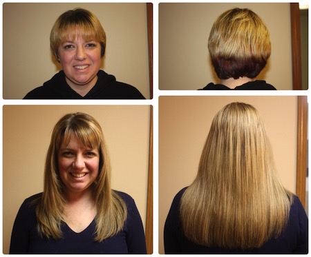 Hair Extensions on short