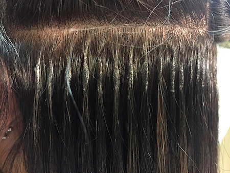 Perfect hair extension bonds